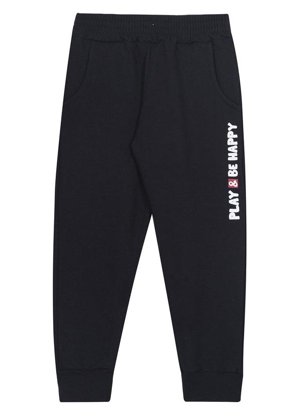 Randa Mundu - Calça Masculina Moletom Preto