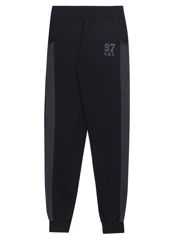 Randa Mundu - Calça Masculina Moletom Preto