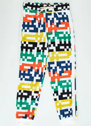 Bento - Calça Menino de Moletom Crash Estampado - BENTO