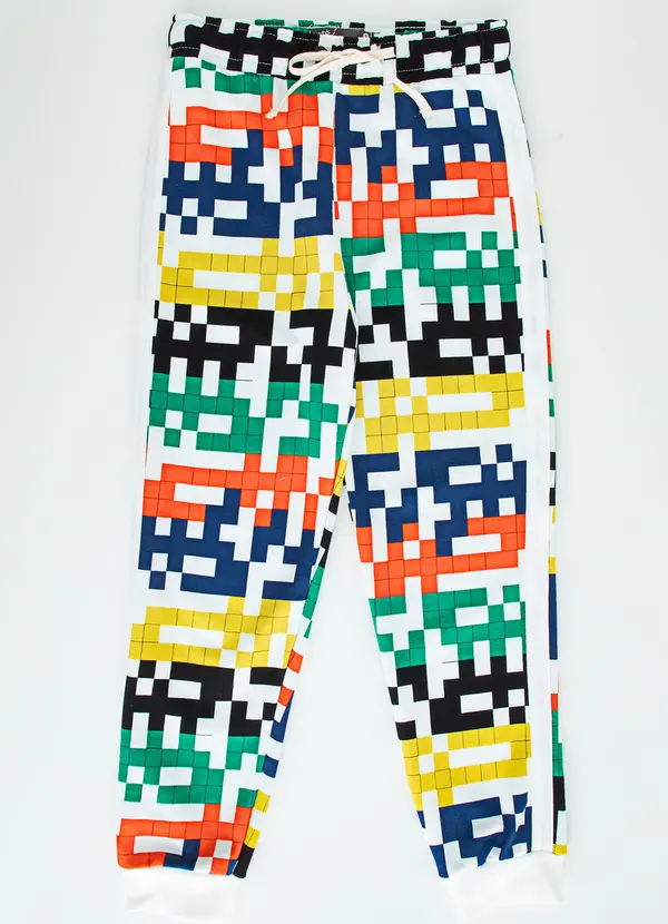 Bento - Calça Menino de Moletom Crash Estampado