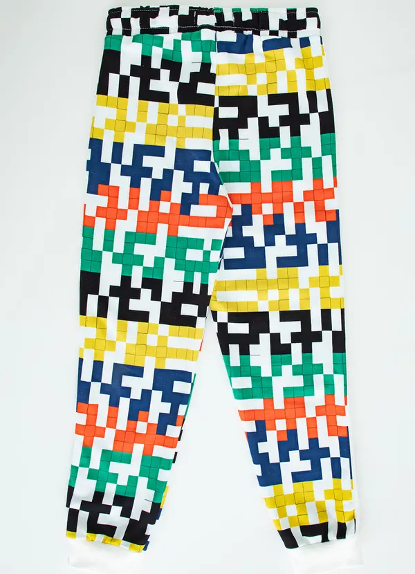 Bento - Calça Menino de Moletom Crash Estampado 2