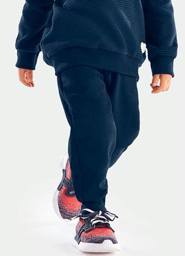 Tigor T Tigre - Calça Moletom Bebê Azul