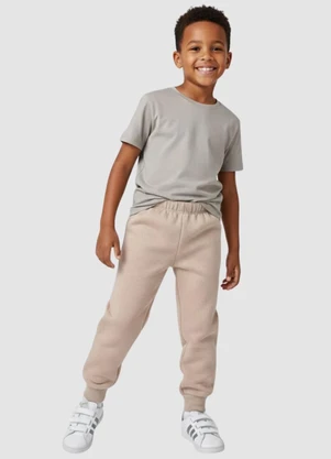 Turminha - Calça Moletom Bege - TURMINHA