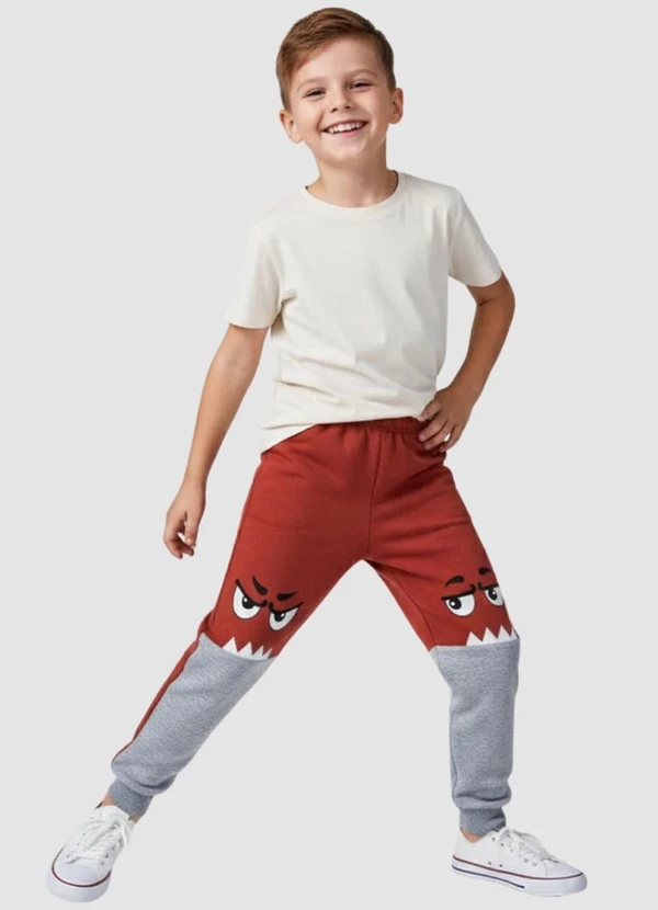 Turminha - Calça Moletom Bravo Laranja 2