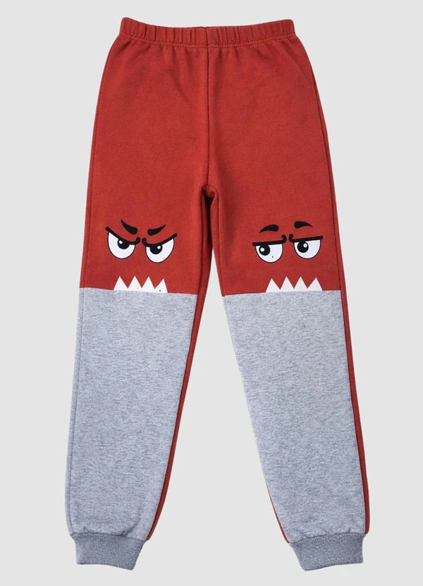 Turminha - Calça Moletom Bravo Laranja 3