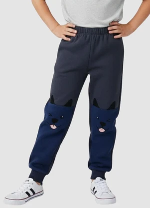 Turminha - Calça Moletom Cinza - TURMINHA