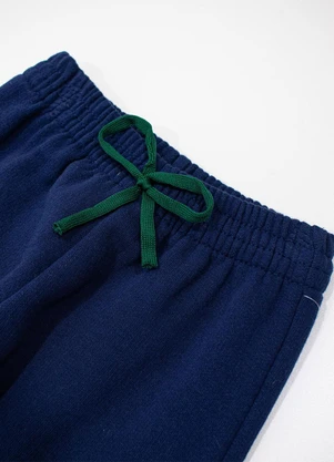 Turminha - Calça Moletom Dino Azul - TURMINHA