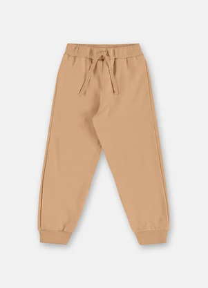 Up Baby - Calça Moletom Felpado Infantil Masc Marrom - UP BABY
