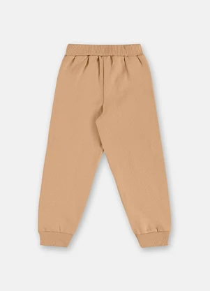 Up Baby - Calça Moletom Felpado Infantil Masc Marrom - UP BABY