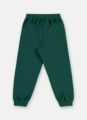 Up Baby - Calça Moletom Felpado Infantil Masc Verde - UP BABY