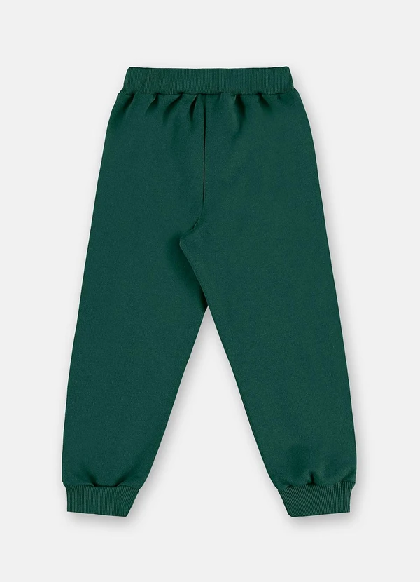 Up Baby - Calça Moletom Felpado Infantil Masc Verde 2