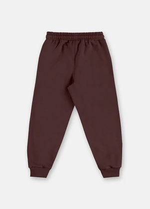 Up Baby - Calça Moletom Felpado Marrom - UP BABY
