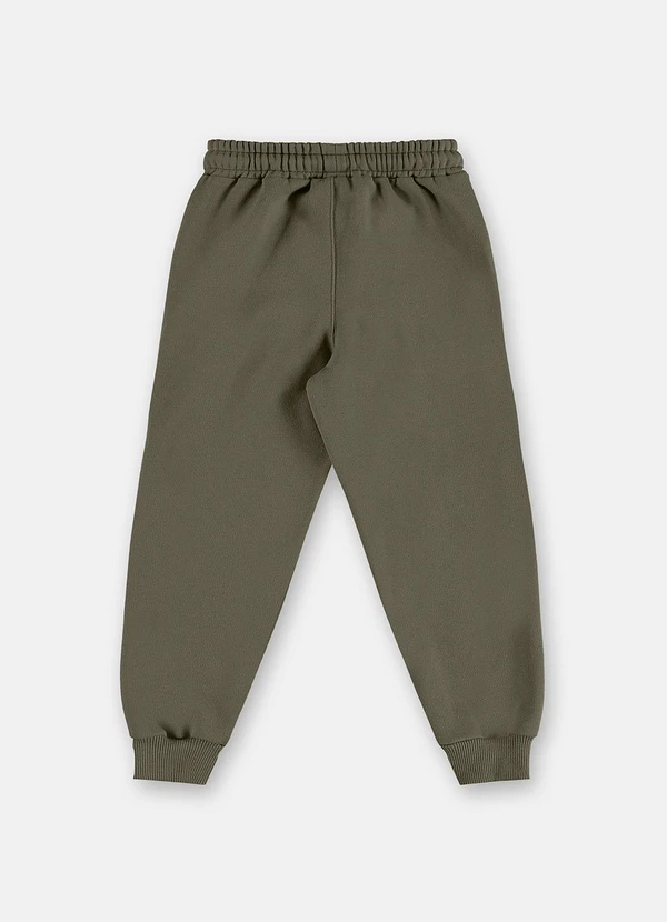 Up Baby - Calça Moletom Felpado Verde