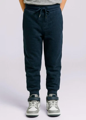 Torra - Calça Moletom Infantil Jogger com Bolsos Marinho - TORRA