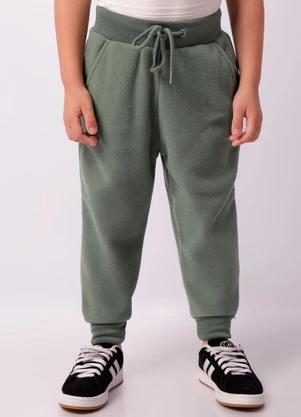 Torra - Calça Infantil Jogger com Bolsos Verde - TORRA