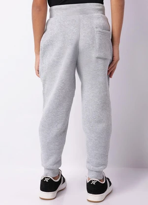 Torra - Calça Moletom Infantil Jogger Peluciada Cinza - TORRA