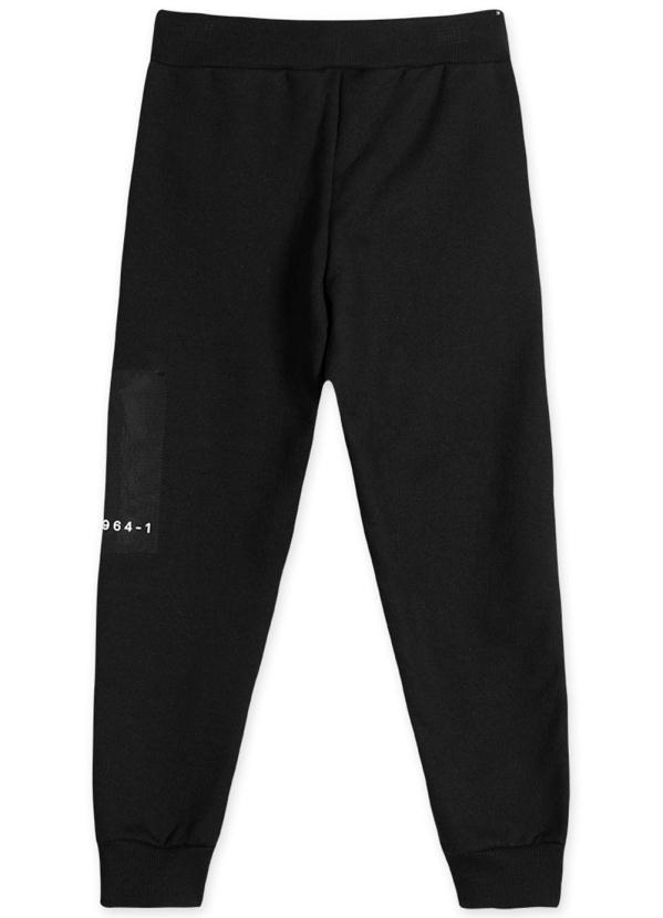 Marisol - Calça Moletom Infantil Menino Preto 2