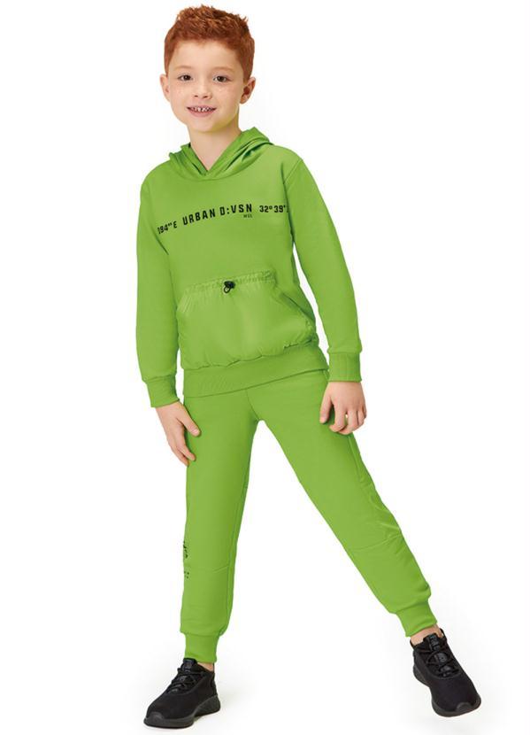 Marisol - Calça Moletom Infantil Menino Verde 2