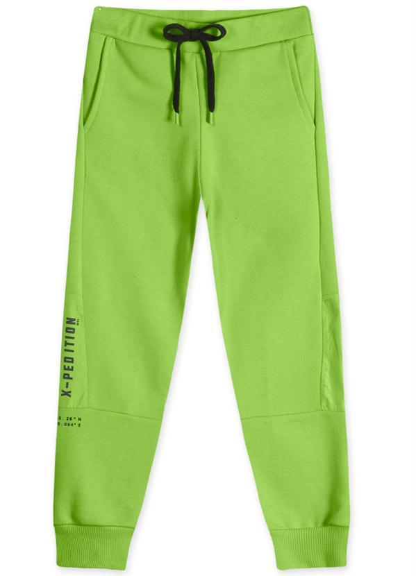 Marisol - Calça Moletom Infantil Menino Verde 3