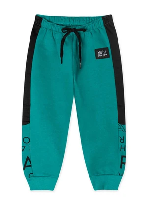 Marisol - Calça Moletom Infantil Masculina Verde - MARISOL