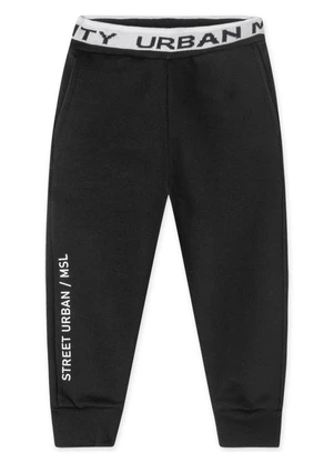 Marisol - Calça Moletom Infantil Preto - MARISOL