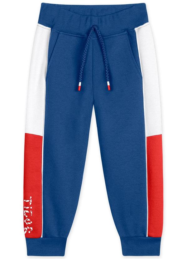 Tigor T Tigre - Calça Moletom Masculina Bebê Azul