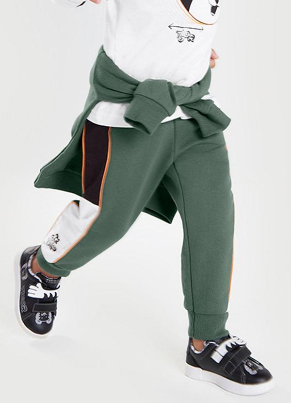 Tigor T Tigre - Calça Moletom Masculina Bebê Verde