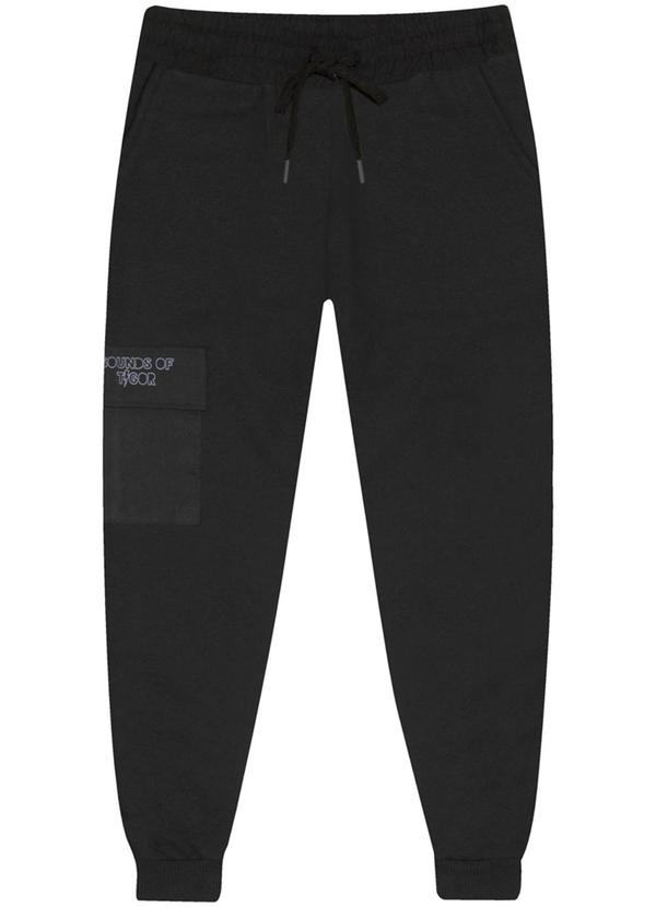 Tigor T Tigre - Calça Moletom Masculina Infantil Preto