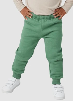 Turminha - Calça Moletom Verde Claro - TURMINHA