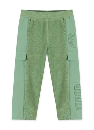Tigor T Tigre - Calça Peluciada Verde - TIGOR T TIGRE
