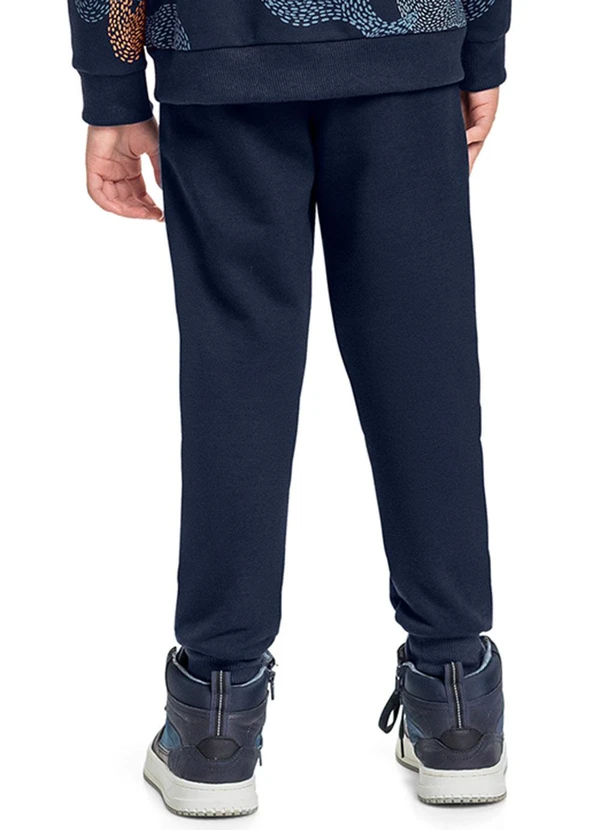 Bee Loop - Calça Unissex em Moletom Azul 2