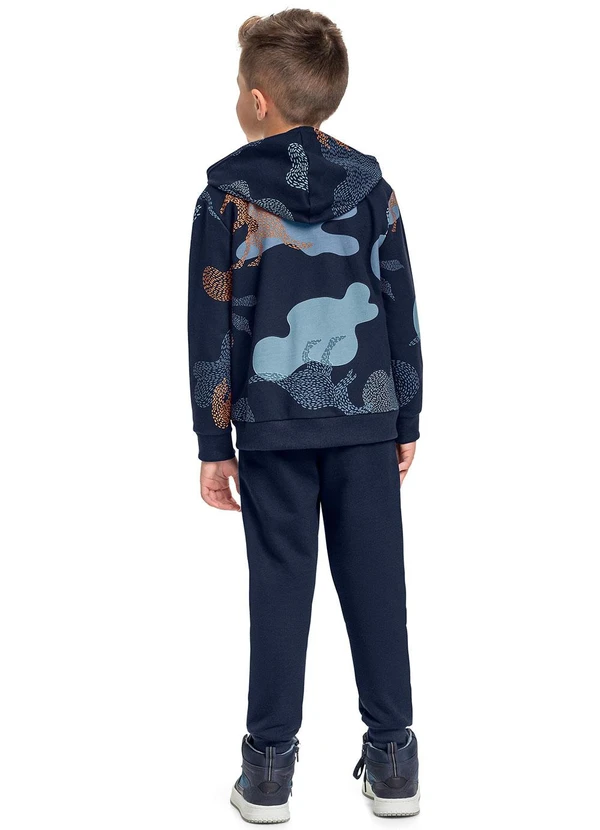 Bee Loop - Calça Unissex em Moletom Azul 4