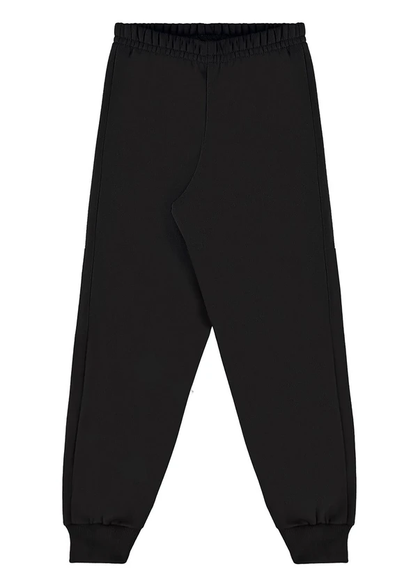 Bee Loop - Calça Unissex em Moletom Preto 2