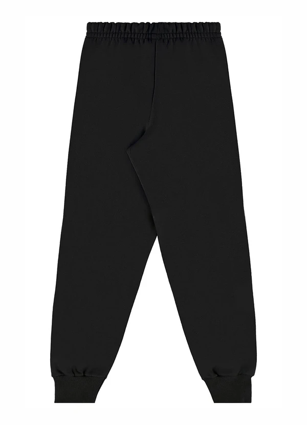 Bee Loop - Calça Unissex em Moletom Preto 3