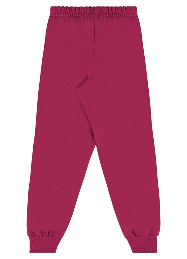 Bee Loop - Calça Unissex em Moletom Rosa 2