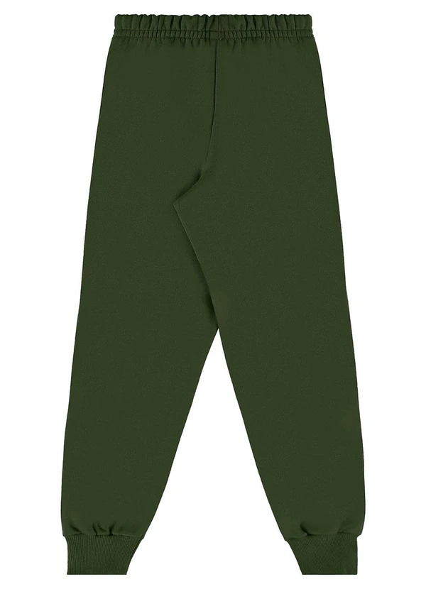 Bee Loop - Calça Unissex em Moletom Verde 6