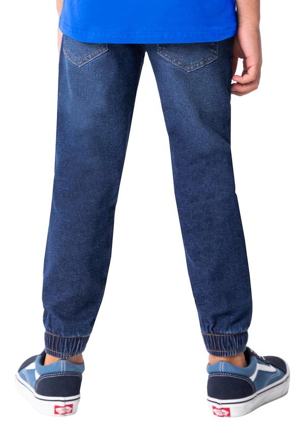 Malwee Kids - Calça Azul Escuro Jogger Jeans Menino 2