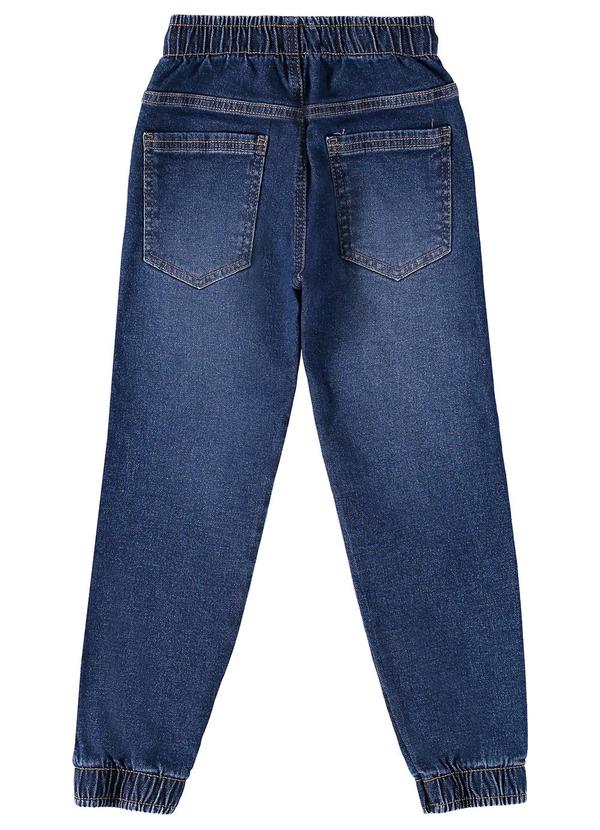 Malwee Kids - Calça Azul Escuro Jogger Jeans Menino 6