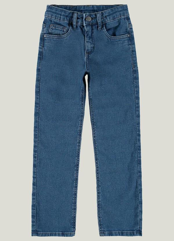 Malwee Kids - Calça Azul Slim Denim Menino