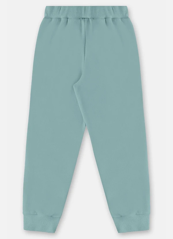 Up Baby - Calça Básica em Moletom Menino Azul 2