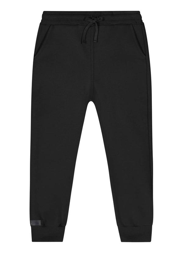 Quimby - Calça Básica em Moletom para Preto