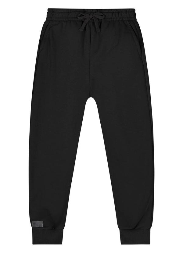 Quimby - Calça Básica em Moletom para Preto