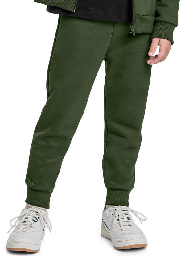 Quimby - Calça Básica em Moletom para Verde