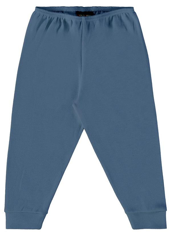 Guloseima - Calça Básica em Suedine Azul