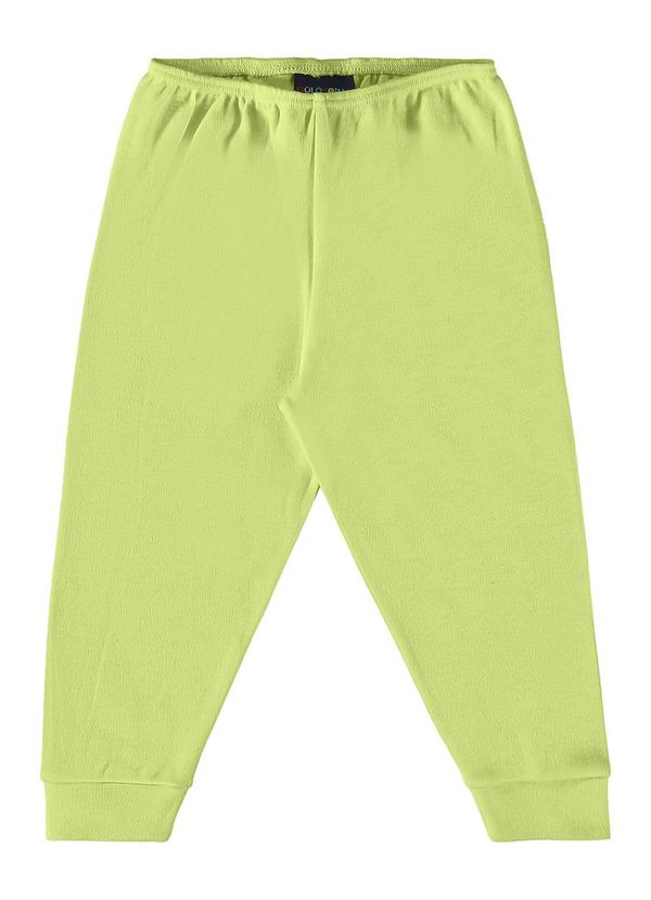 Guloseima - Calça Básica Unissex para Bebê Verde
