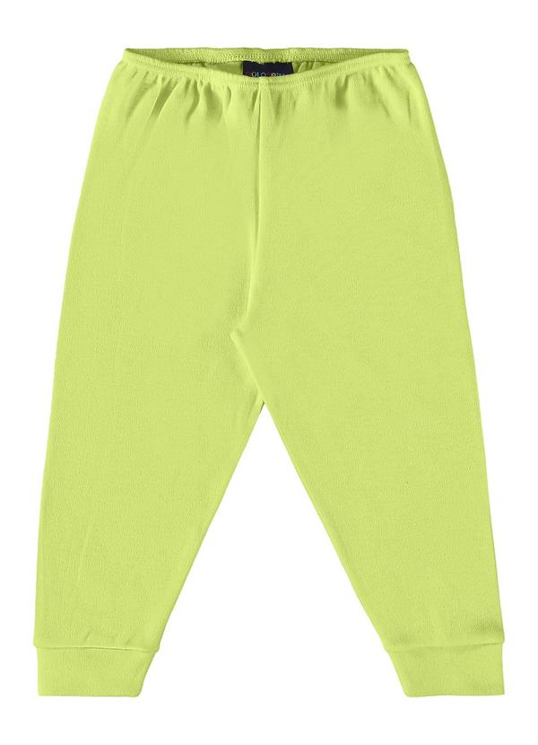 Guloseima - Calça Básica Unissex para Bebê Verde