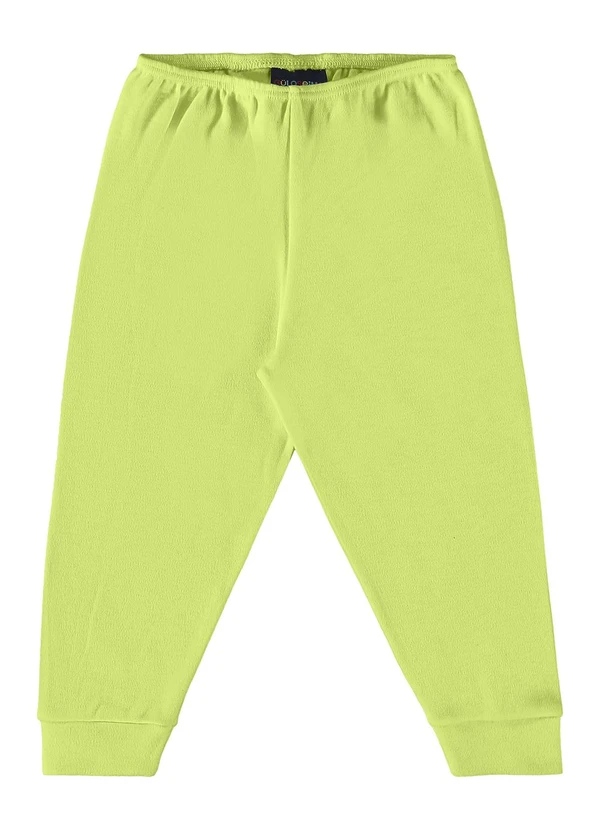Guloseima - Calça Básica Unissex para Bebê Verde