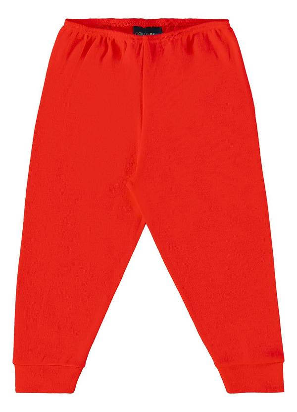 Guloseima - Calça Básica Unissex para Bebê Vermelho