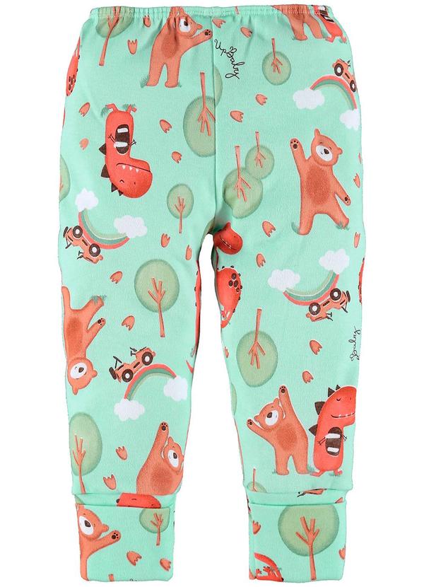 Up Baby - Calça Bebê em Suedine Verde 2