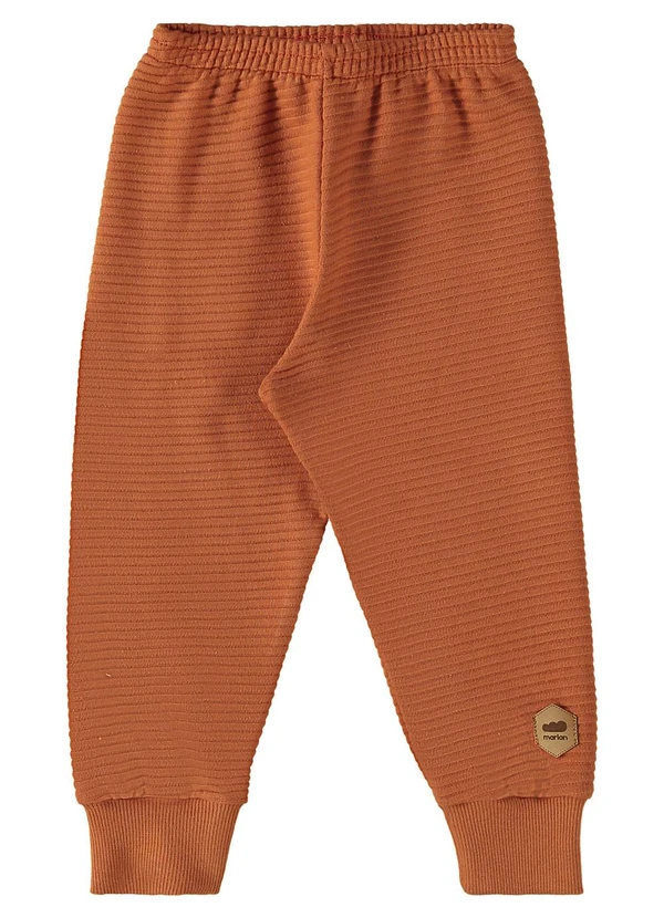 Marlan - Calça Bebê Menino Gorgurinho Baby Laranja 1